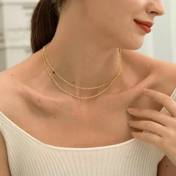 Elegant Gold Choker Necklace for Dainty Style Lovers