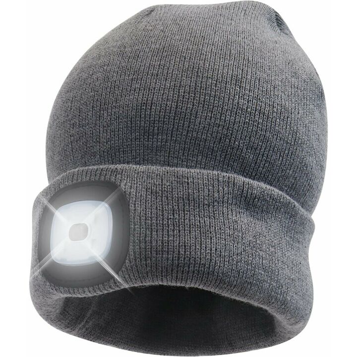 LED Beanie Hat for Outdoor Safety - Head Lightz