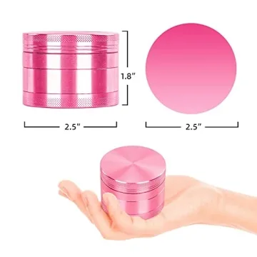 AIDCHEN Grinder Rose Gold 2.5 Inch - Premium & Portable