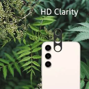 Ailun Screen Protector for Galaxy S24 3 Pack + 3 Pack Camera Lens Tempered Glass Fingerprint Unlock Compatible 0.25mm Anti-Scratch Case Friendly Clear - HD