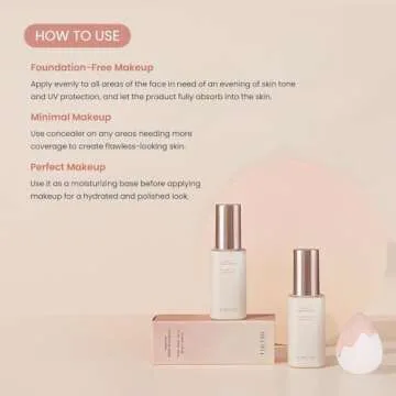 TIRTIR Base Makeup Routine - Red Cushion & Tone Up Essence