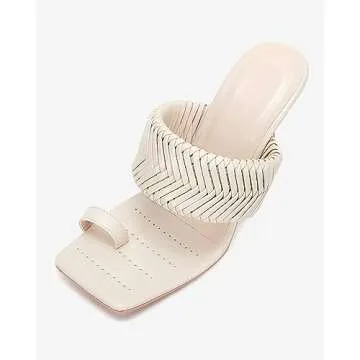 Stylish VETASTE Braided Heeled Mules for Women