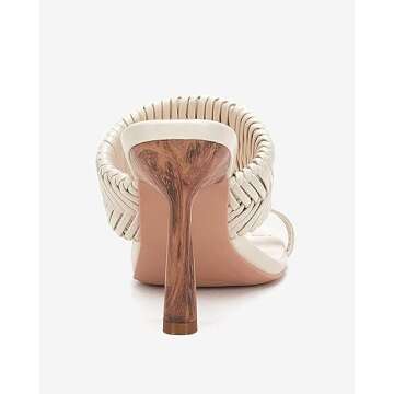 Stylish VETASTE Braided Heeled Mules for Women