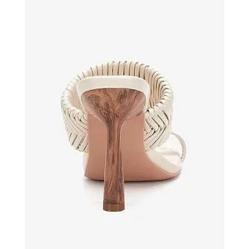 Stylish VETASTE Braided Heeled Mules for Women