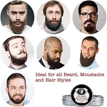 Premium Beard Wax for Men - All Natural & Medium Hold