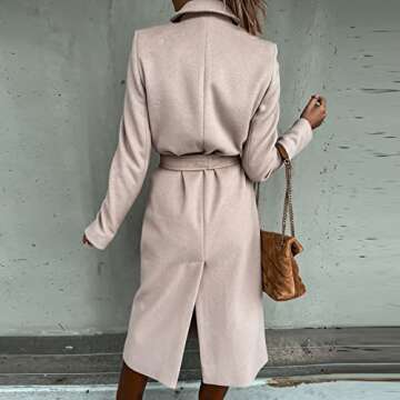 Elegant TIFZHADIAO Women's Classic Coat for Fall Winter