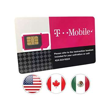 T-Mobile $75 PRELOAD ONE Prepaid SIM Card - Unlimited Talk, Text & 4G LTE Data