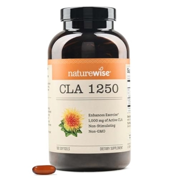 NatureWise CLA 1250 - Premium Weight & Fitness Support Supplement