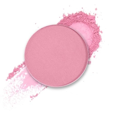 Besame Cosmetics Dreamy Pink Powder Blush Refill - Fits Signature Compacts Post-2019, Soft Pink, Saf...