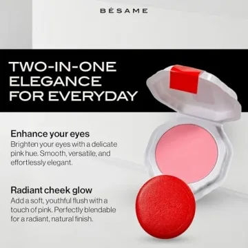 Besame Cosmetics Dreamy Pink Blush Refill for Modern Compacts