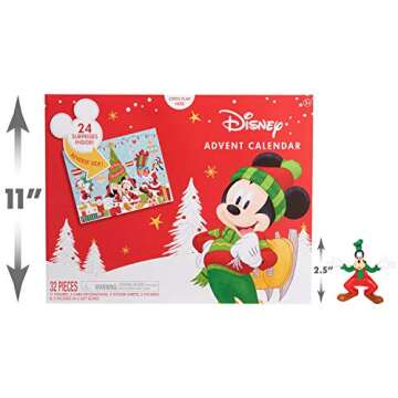 Disney Classic Advent Calendar, 32 pieces, Kids Toys for Ages 3 Up by Just Play