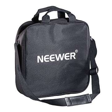 Neewer 14 inches Undimmable Fluorescent Ring Light Kit: 400W 5500K Ring Light, 75 inches Light Stand, and Hot Shoe Adapter for Makeup, Youtube Video