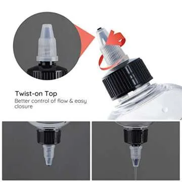 Segbeauty Hair Dye Bottles - Measured & Refillable Applicator