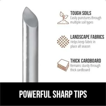 Gorilla Grip 50 Pack Galvanized Landscape Staples