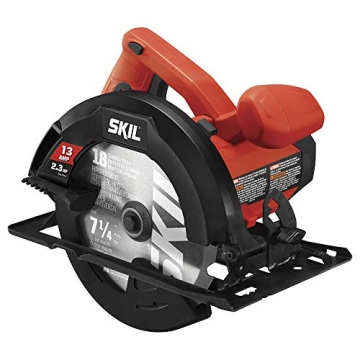 SKIL 5080-01 13-Amp 7-1/4" Circular Saw - Precision & Power in Red