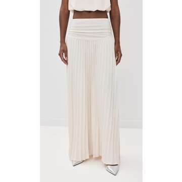 Lioness Women's Field of Dreams Maxi Skirt, Ivory, Off White, S