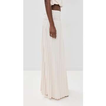 Lioness Women's Field of Dreams Maxi Skirt, Ivory, Off White, S