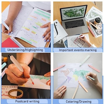 Xgunion Pastel Highlighters Set 12pcs Perfect for Bibles