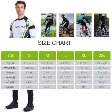Long Sleeve Bike Jersey Suit Pants Padding Cycling Wear for Men Road Riding Bicycle Gear US XL Green