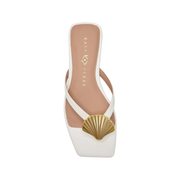 Stylish Katy Perry Camie Shell Flat Sandal for Summer