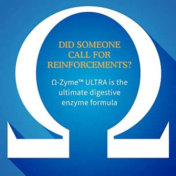 Garden of Life Vegetarian Digestive Supplement - Omega Zyme Ultra Enzyme Blend for Digestion, Bloati...