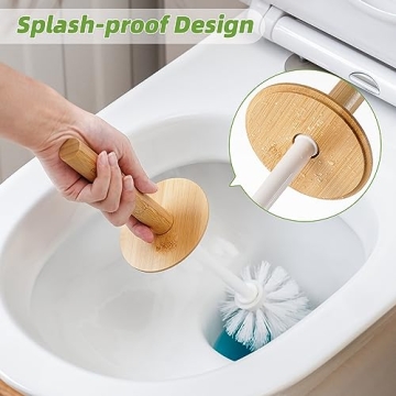 SUBEKYU Toilet Brush Set for Deep Bathroom Cleaning