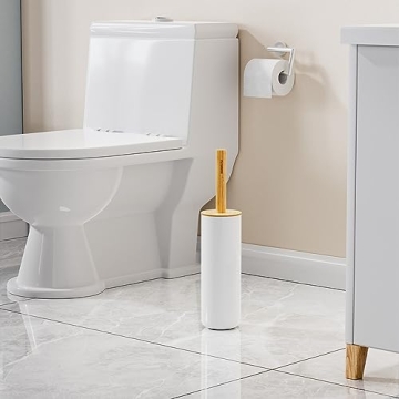 SUBEKYU Toilet Brush Set for Deep Bathroom Cleaning