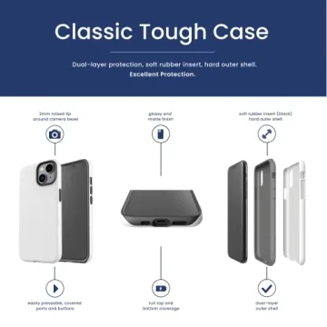 Preppy Jones Monogram Phone Case - Tough, Slim, Magnet Style