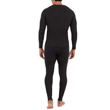 Fruit of the Loom Men's Thermal Underwear Set – Eco-Friendly Comfort