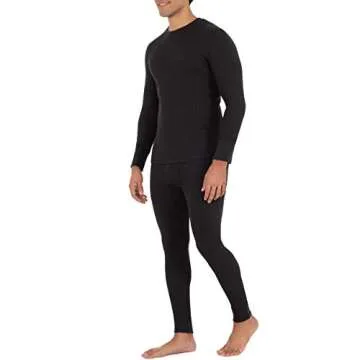 Fruit of the Loom Men's Thermal Underwear Set – Eco-Friendly Comfort
