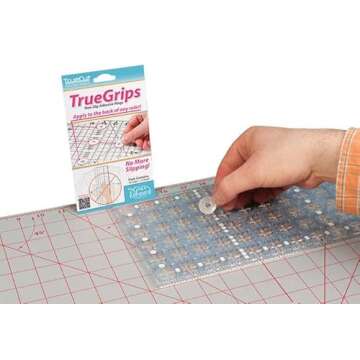 TrueCut TrueGrips Non-Slip Ruler Grips