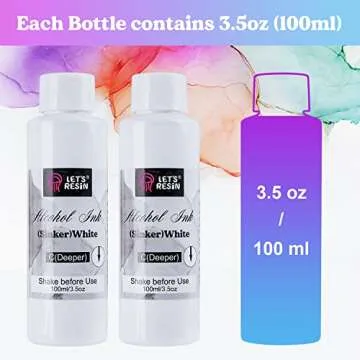 LET'S RESIN White Alcohol Ink for Beautiful Resin Art