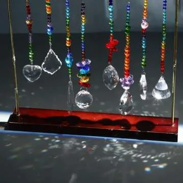 JULMELON Colorful Crystal Suncatchers for Unique Home Decor
