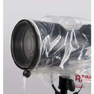OP/TECH USA Rainsleeve Camera Cover - Clear Rain & Dust Sleeve for Shooting Photos & Video, with Viewfinder Access - Camera Rain Cover, Original, 2 Pack
