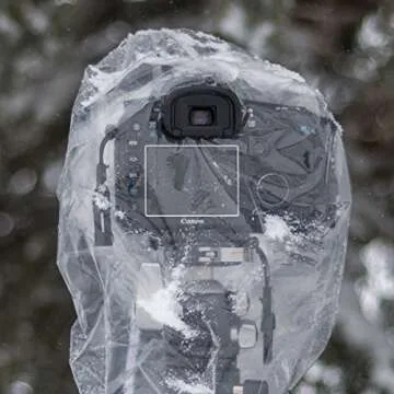 OP/TECH USA Rainsleeve Camera Cover - Clear Rain & Dust Sleeve for Shooting Photos & Video, with Viewfinder Access - Camera Rain Cover, Original, 2 Pack