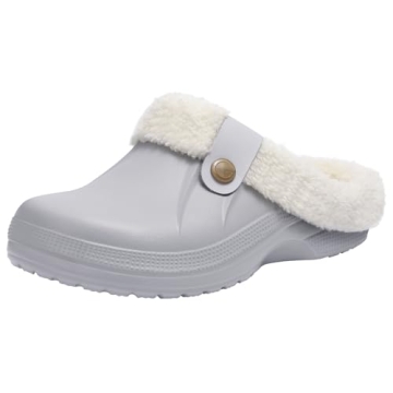 Beslip Classic Fur Lined Waterproof Clogs - Perfect Winter Slippers for Men & Women