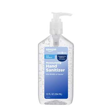 Amazon Basic Care - Original Hand Sanitizer 62% Ethyl Alcohol 12 fl oz Pack of 6