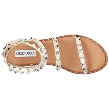 Steve Madden Women's Travel Flat Sandal Stylish Comfort