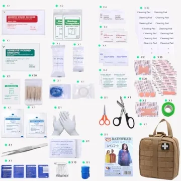 Durable Carlebben Rip-Away EMT Pouch 1000D with Medical Supplies