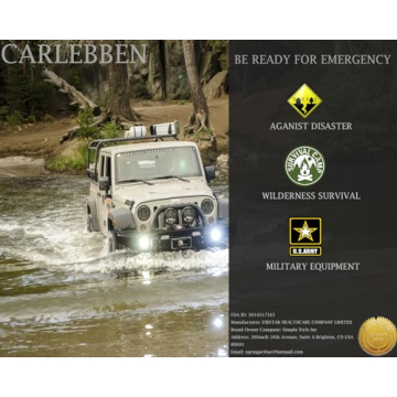 Durable Carlebben Rip-Away EMT Pouch 1000D with Medical Supplies