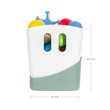 Ubbi Stand Up Bath Toy Organizer for Stress-Free Clean-Up