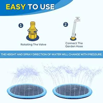 Durable Splash Pad for Kids and Dogs - Summer Fun!