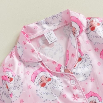 Ayalinggo Baby Girl Cotton Ruffle Pajamas Set for Toddlers