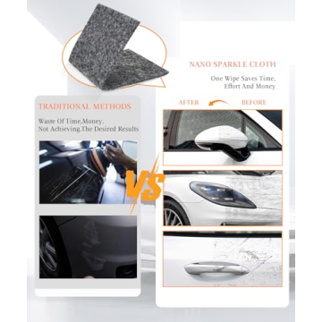 Car Scratch Remover Nano Sparkle Cloth - 4PCS