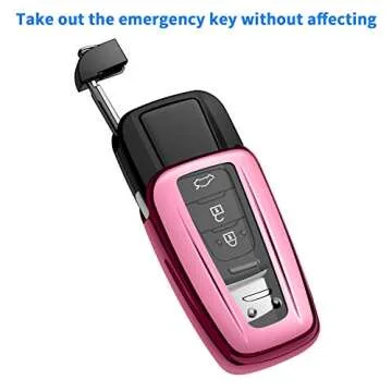 Premium Pink Autophone Key Fob Cover for Toyota Vehicles