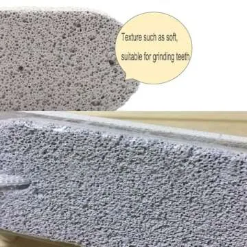 PINVNBY 10 Pcs Lava Blocks for Small Animals Teeth Health