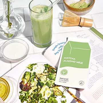 ESW Beauty Matcha Almond Milk Radiance Plant-Based Milk Mask