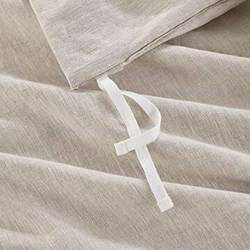UMCHORD King Size French Linen Duvet Cover Set Online