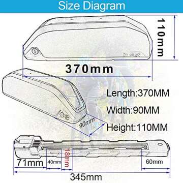 Unit Pack Power 48V Bike Battery - Reliable Power for E-Bikes