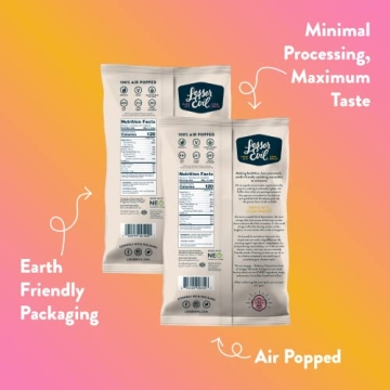 LesserEvil Organic Popcorn - Himalayan Pink Salt & Gold